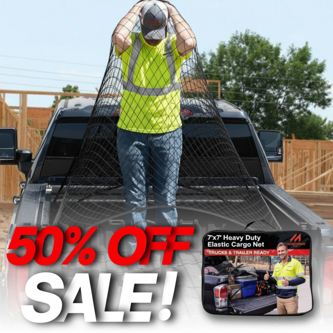 LOCKEDOWN™ Heavy Duty Elastic Cargo Net