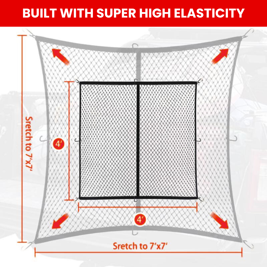 LOCKEDOWN™ Heavy Duty Elastic Cargo Net
