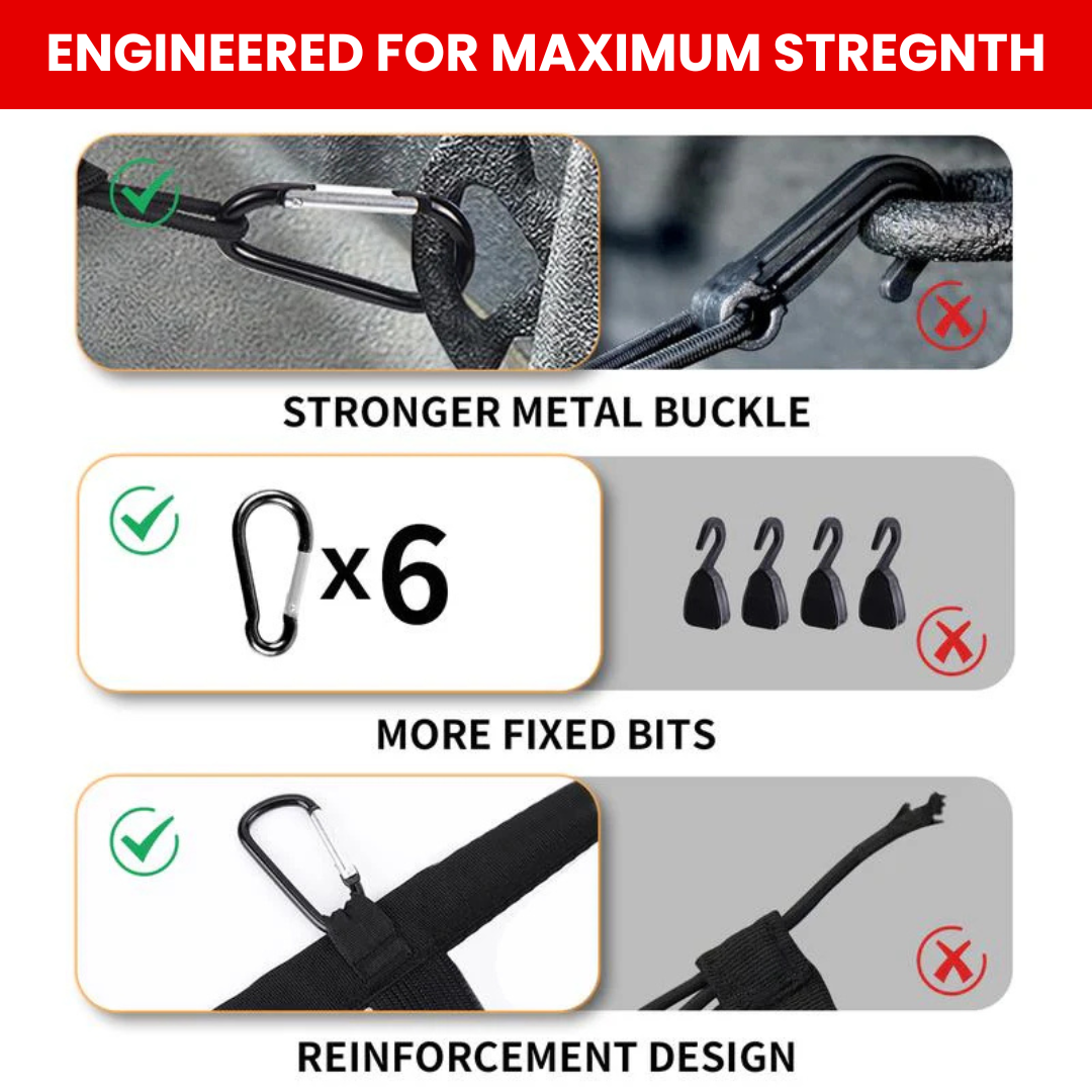LOCKEDOWN™ Heavy Duty Elastic Cargo Net