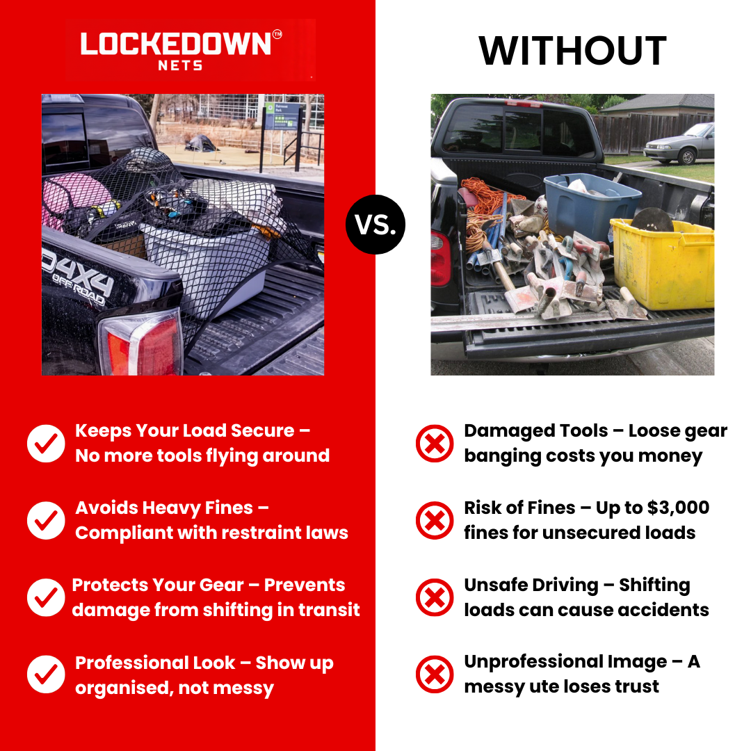 LOCKEDOWN™ Heavy Duty Elastic Cargo Net
